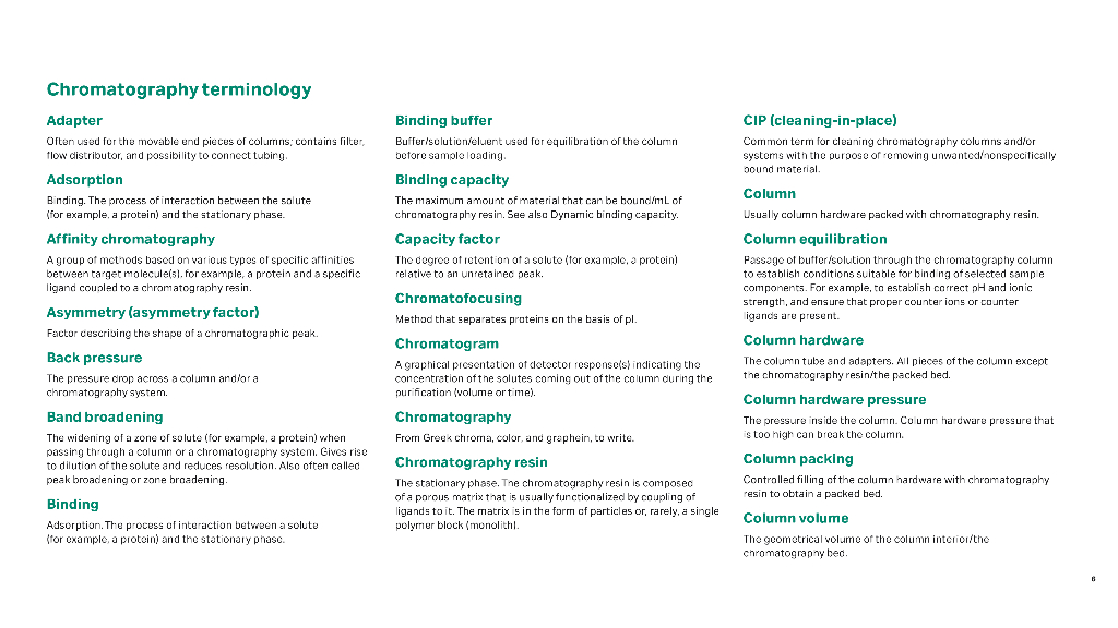 Cytiva思拓凡：尺寸排阻层析 (SEC) 原理和方法（英文版）_第6页