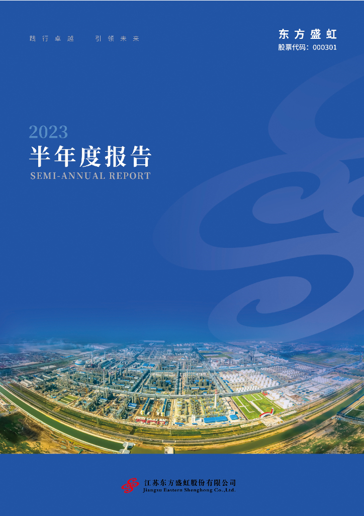 000301-东方盛虹：2023年半年度报告