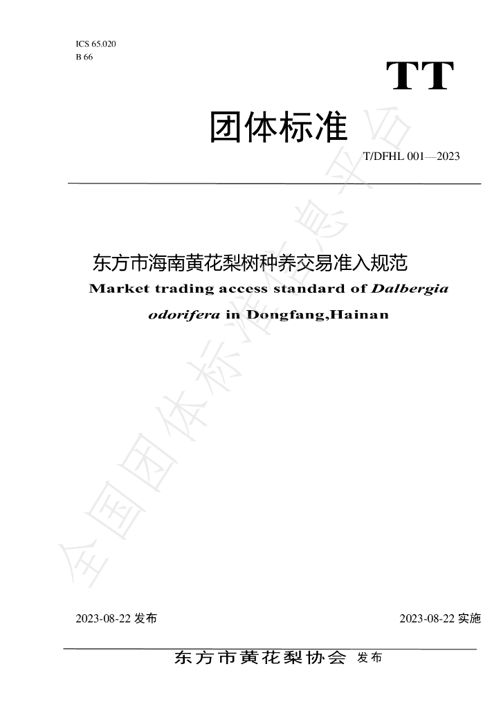T/DFHL 001-2023 标准预览