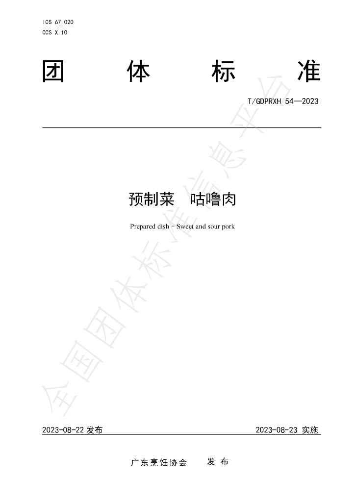 T/GDPRXH 54-2023 标准预览