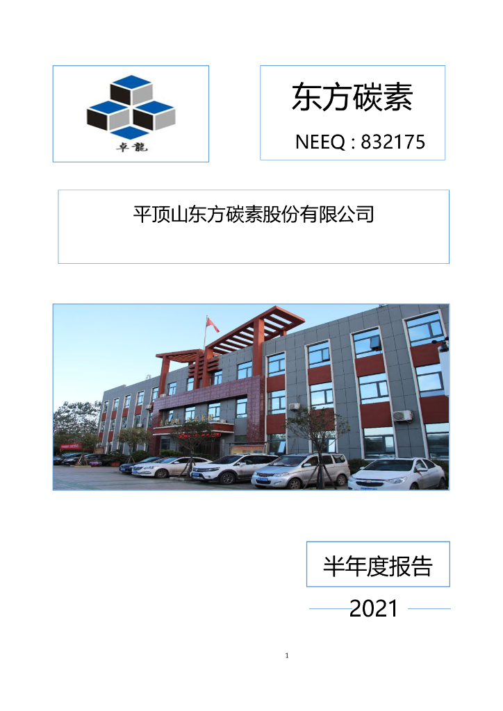 832175-东方碳素：2021年半年度报告(更正后)