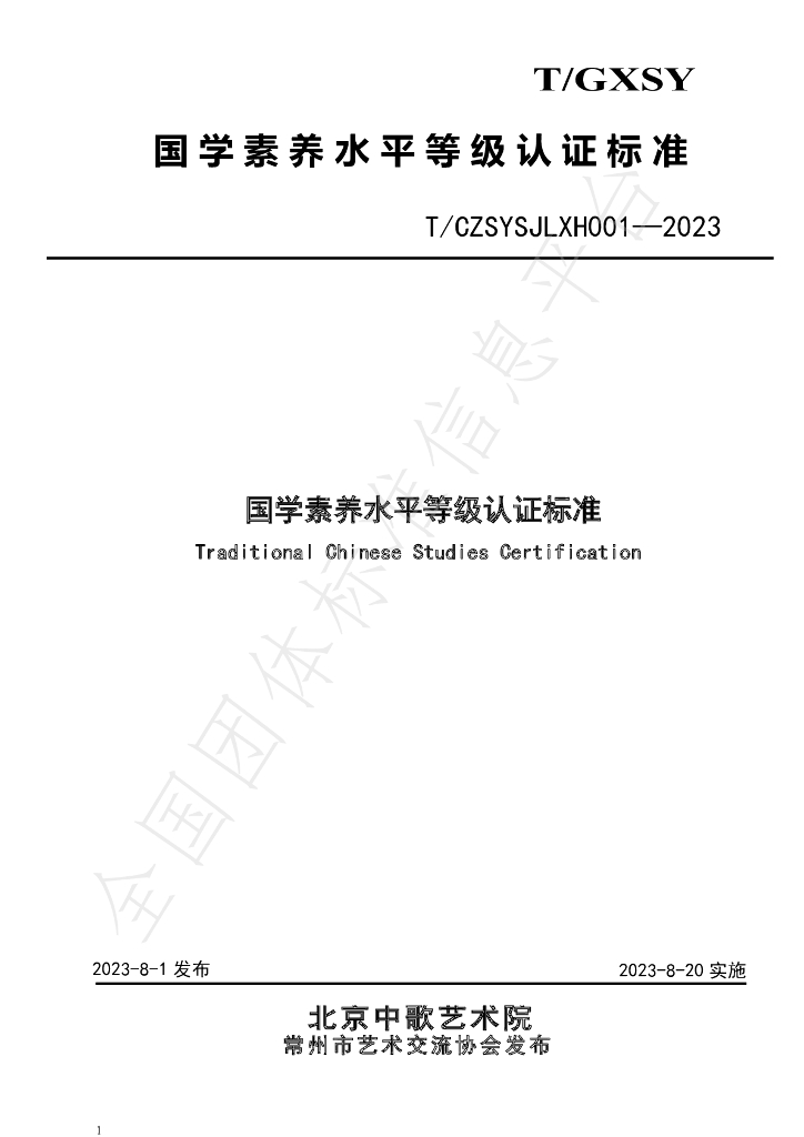 T/CZSYSJLXH 001-2023 标准预览
