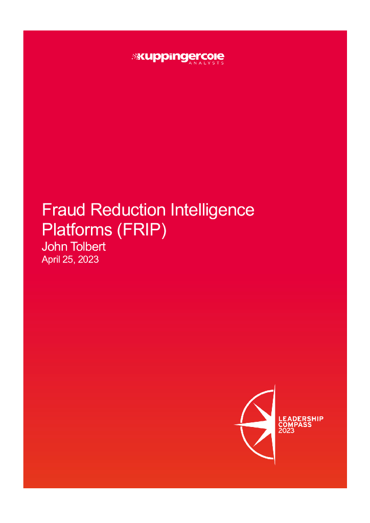 KuppingerCole：领导力指南针：欺诈预防情报平台(FRIP)（英文版）