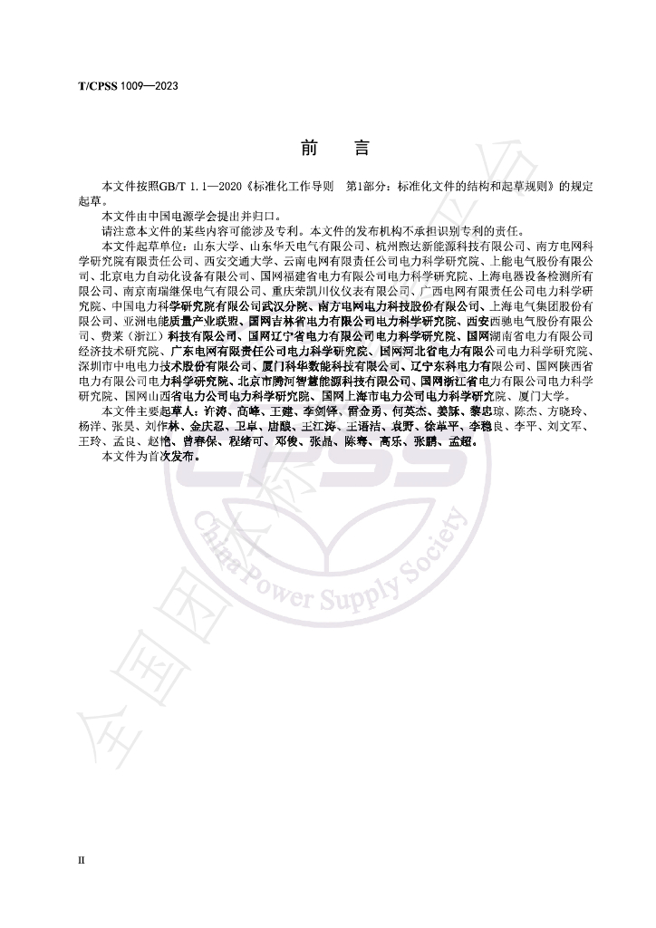 T/CPSS 1009-2023 标准预览