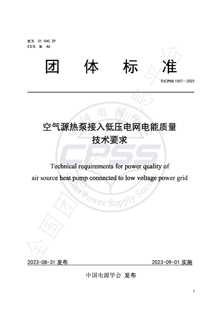 T/CPSS 1007-2023 标准预览