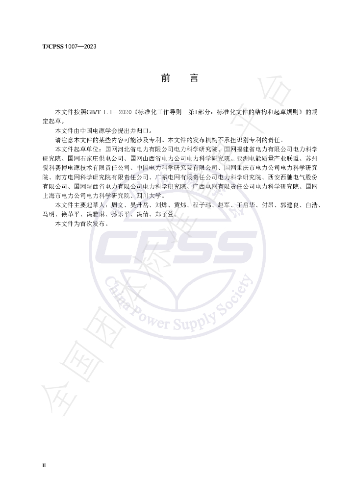 T/CPSS 1007-2023 标准预览
