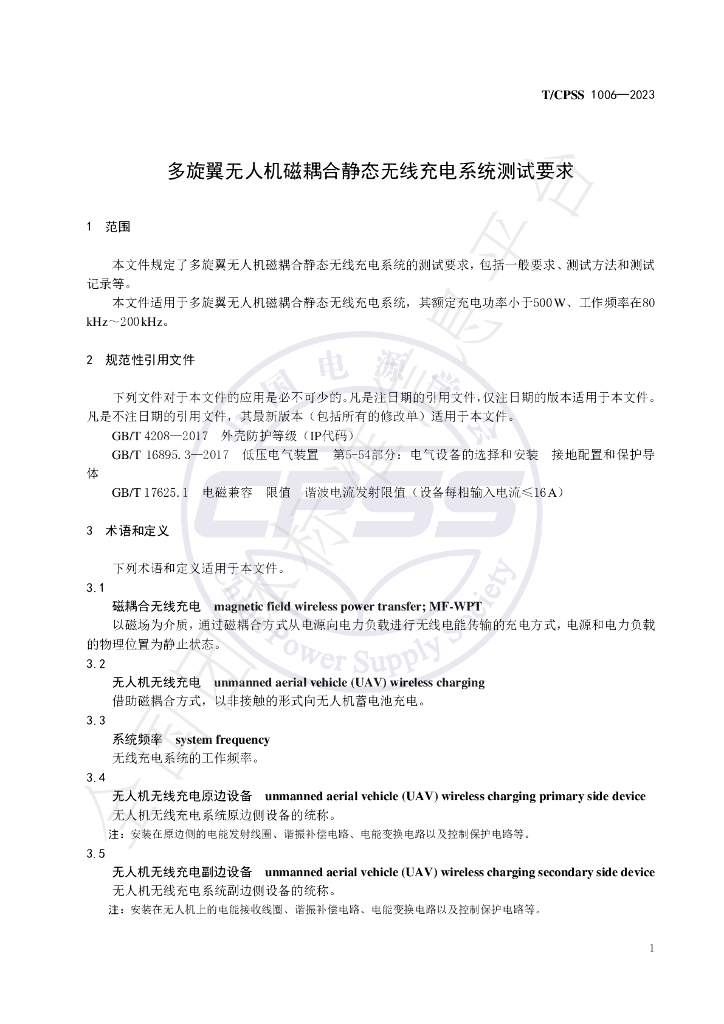 T/CPSS 1006-2023 标准预览