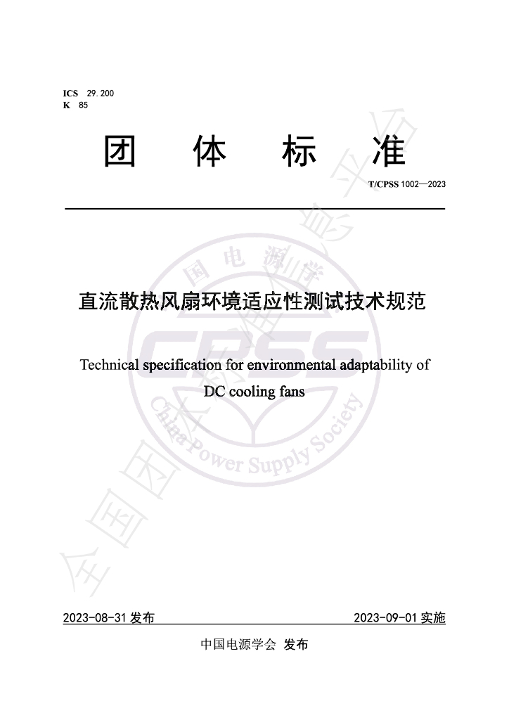 T/CPSS 1002-2023 标准预览