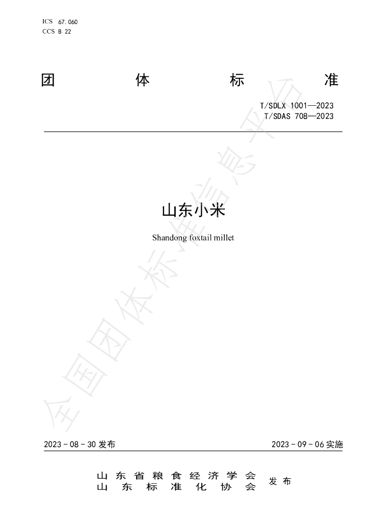 T/SDLX 1001-2023 标准预览