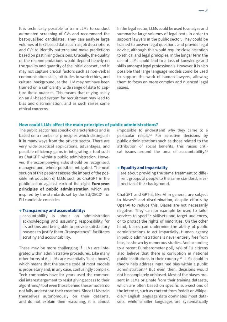 欧盟委员会：ChatGPT在公共部门的应用： 被过度炒作还是被忽视？（英文版）_第10页