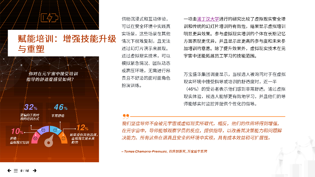 万宝盛华：2023人工智能和虚拟现实将如何改变职场世界报告_第9页