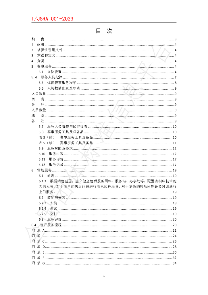 T/JSRA 01-2023 标准预览