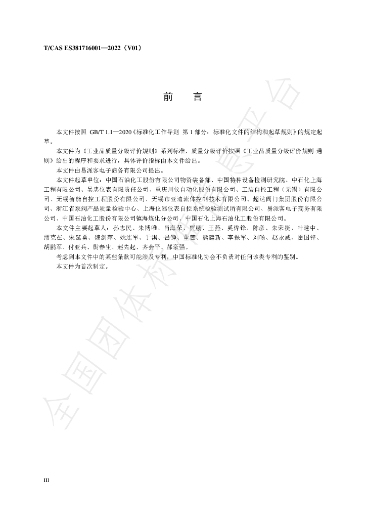 T/CAS ES381716001-2022 标准预览