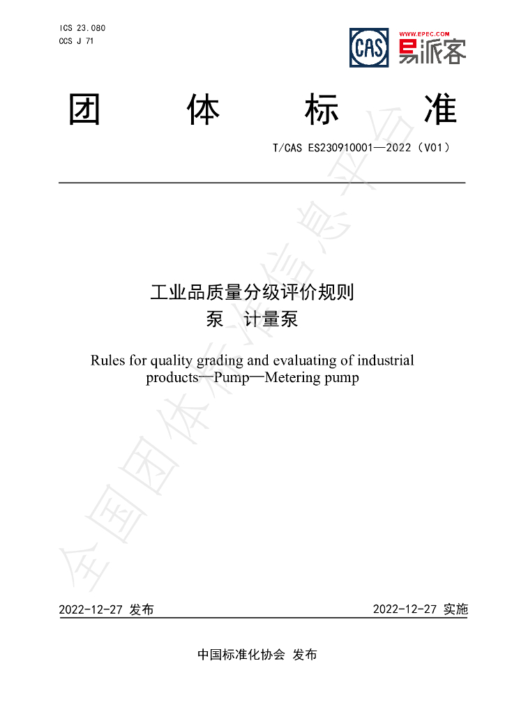 T/CAS ES230910001-2022 标准预览