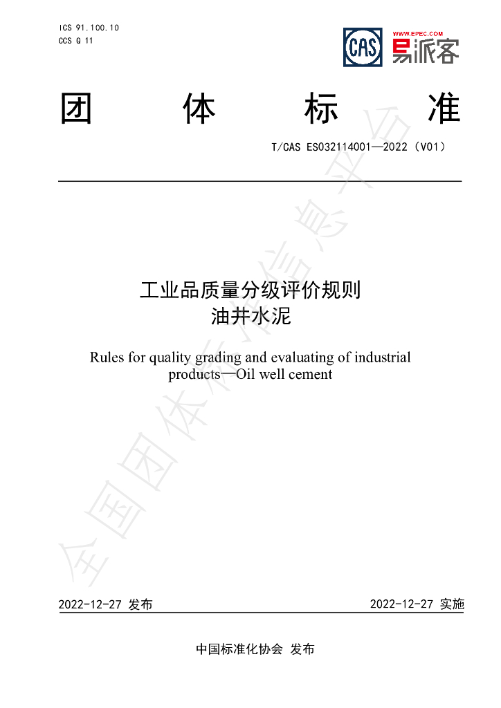 T/CAS ES032114001-2022 标准预览