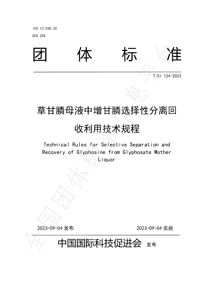 T/CI 124-2023 标准预览