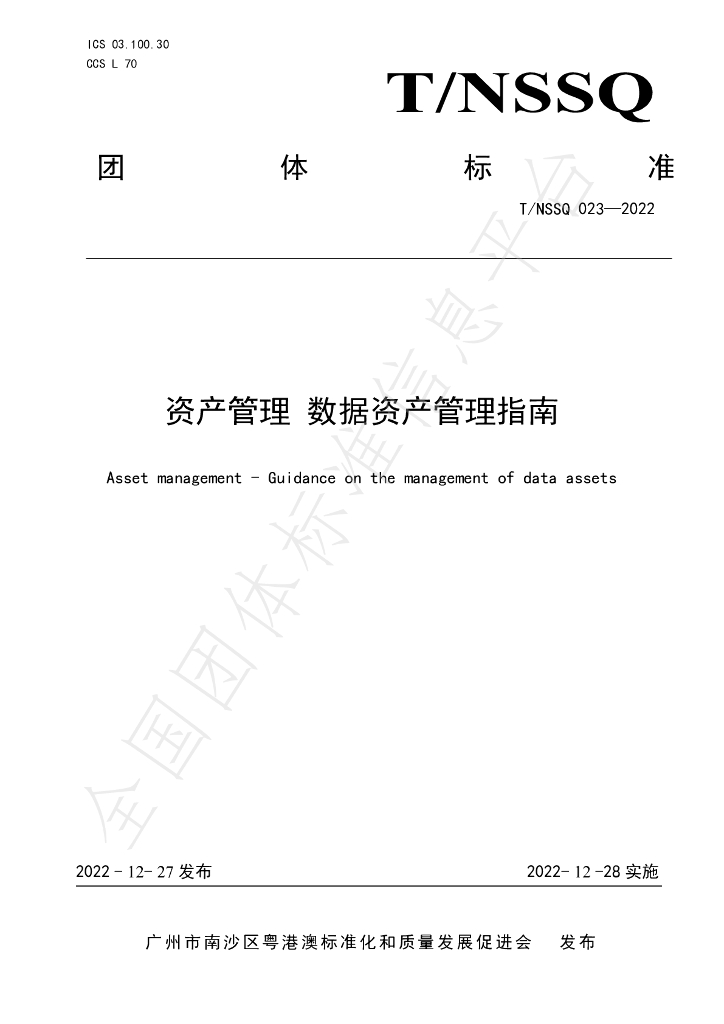 T/NSSQ 023-2022 标准预览