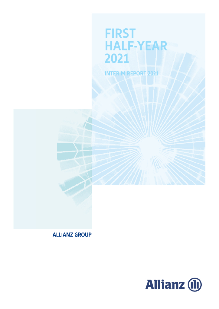 安联保险集团（ALLIANZ）2021年半年度报告（英文版）