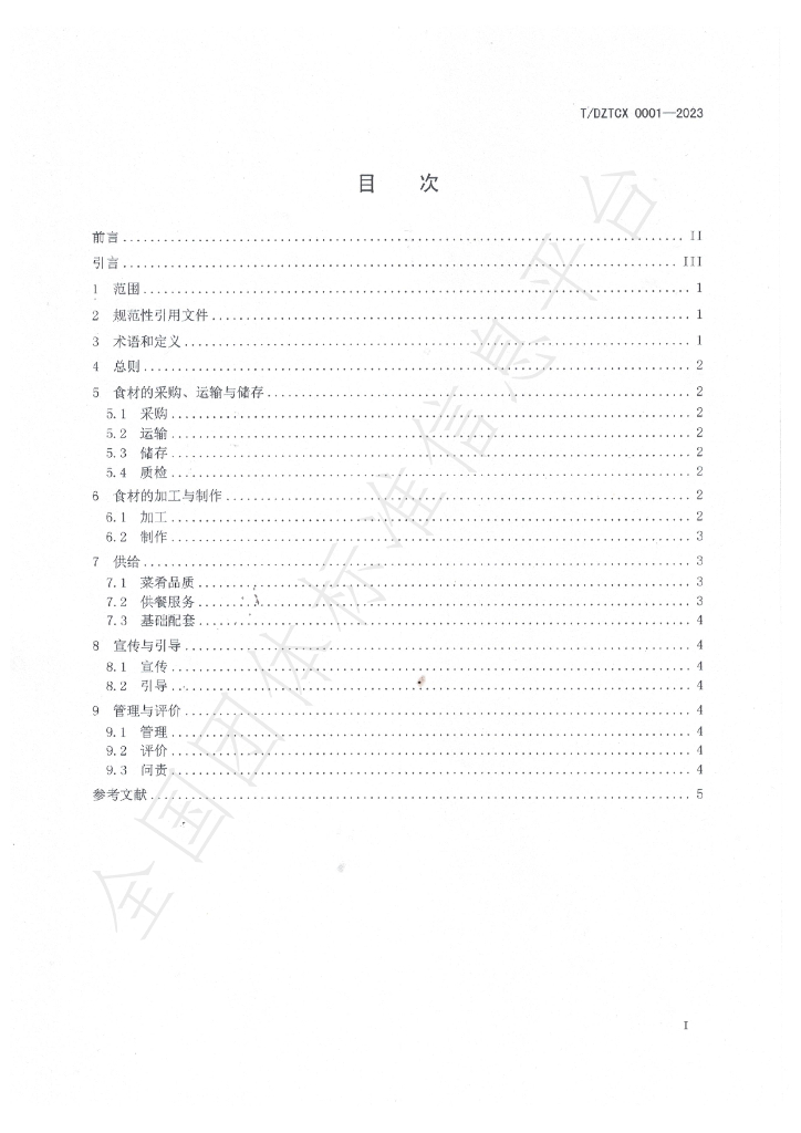 T/DZTCX 0001-2023 标准预览