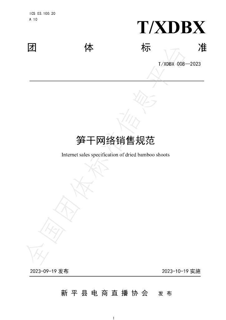 T/XDBX 008-2023 标准预览