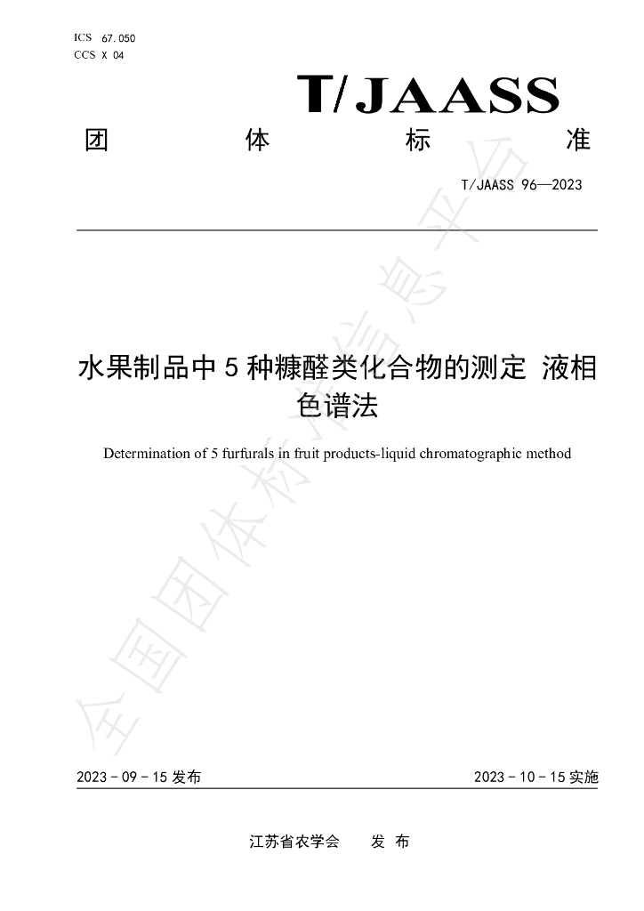 T/JAASS 96-2023 标准预览