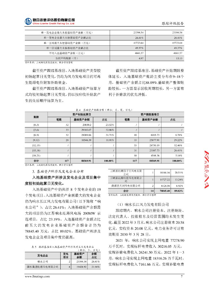 联合资信：中国三峡新能源(集团)股份有限公司2021年度第二期绿色资产支持票据(碳中和债)2022年跟踪评级报告_第8页