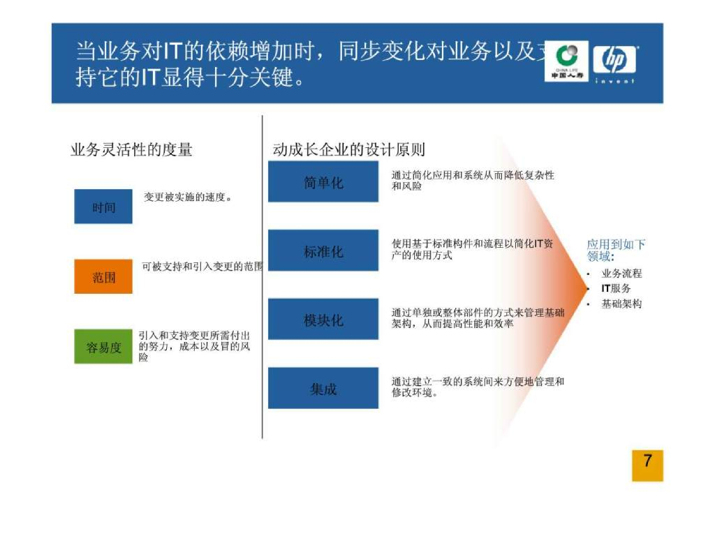 【IT报告】惠普IT战略规划：中国人寿IT战略规划项目_第7页