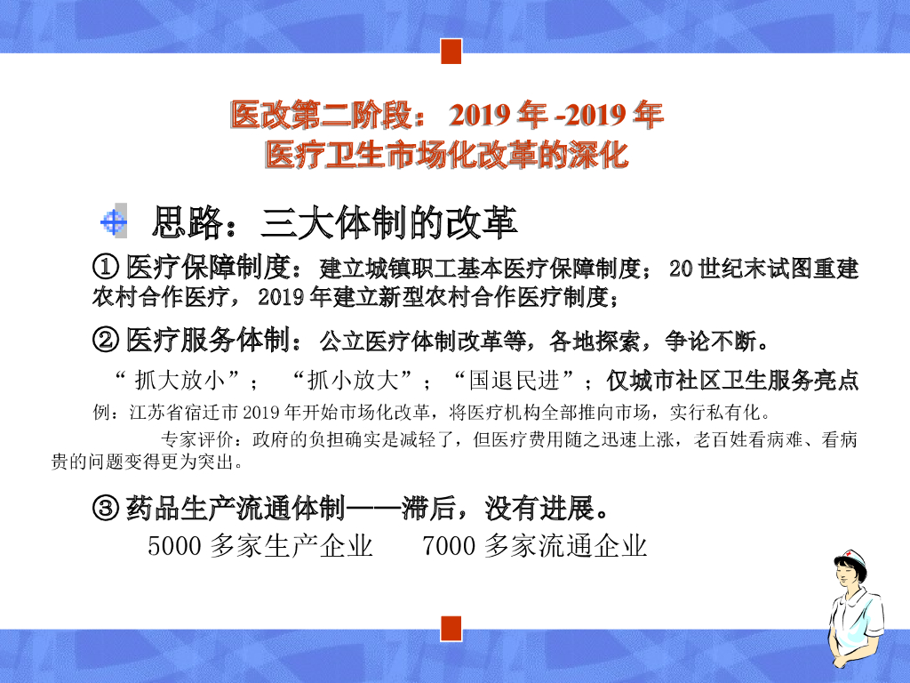 【医疗行业培训教材】中国医疗卫生改革的历史、现状和未来_第9页