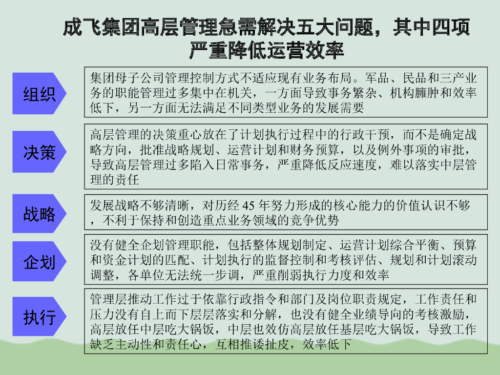 【企业诊断案例】某公司全面管理诊断总体报告_第7页