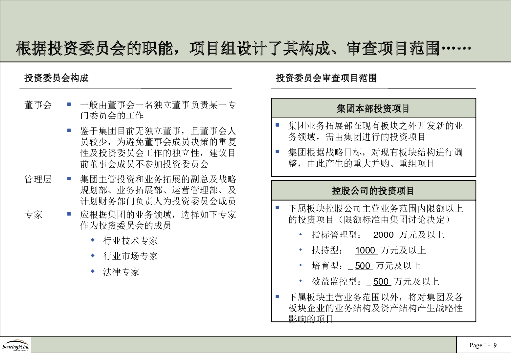 毕博：集团管理体系设计方案PPT_第9页