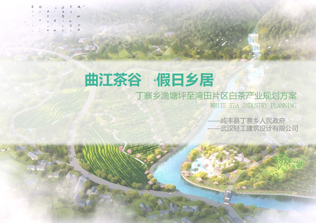 丁寨乡渔塘坪至湾田片区白茶产业规划方案：曲江茶谷+假日乡居