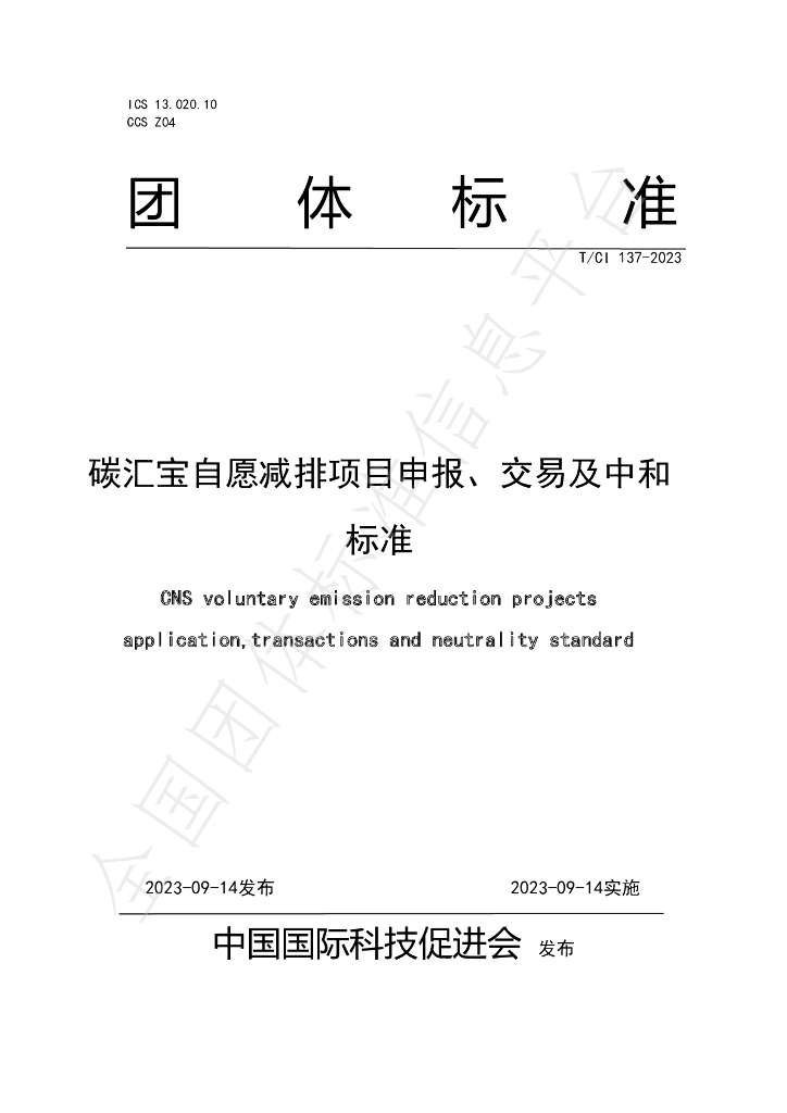 T/CI 137-2023 标准预览