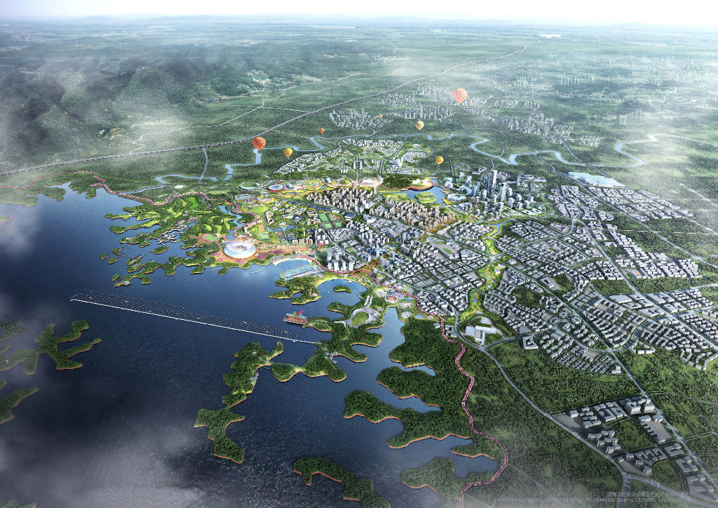 成都天府奥体城概念城市规划及设计项目：观湖问城+揽山亲水_第6页