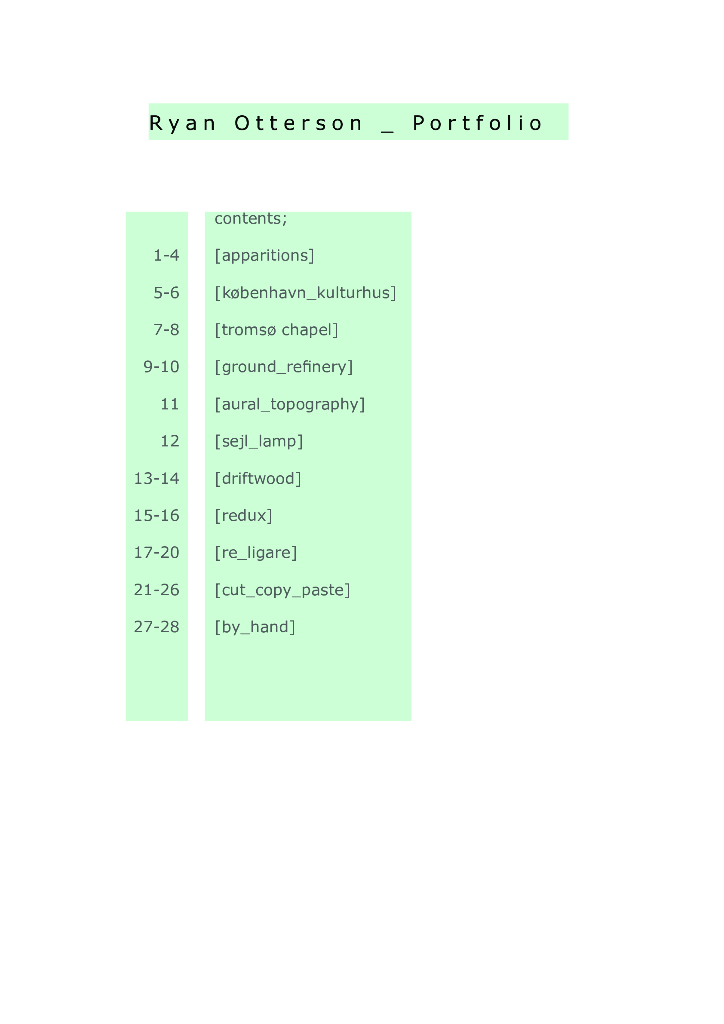 Portfolio Of Ryan Otterson（For Harvard 2_第2页