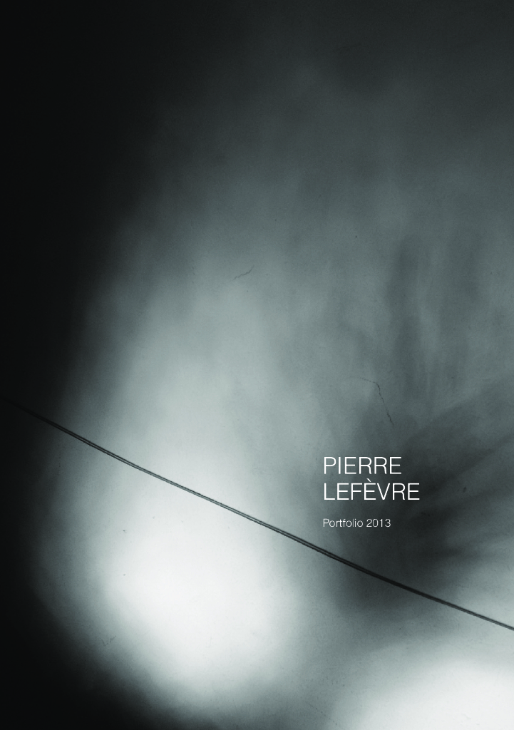 Portfolio Of Pierre Lefèvre（2013）