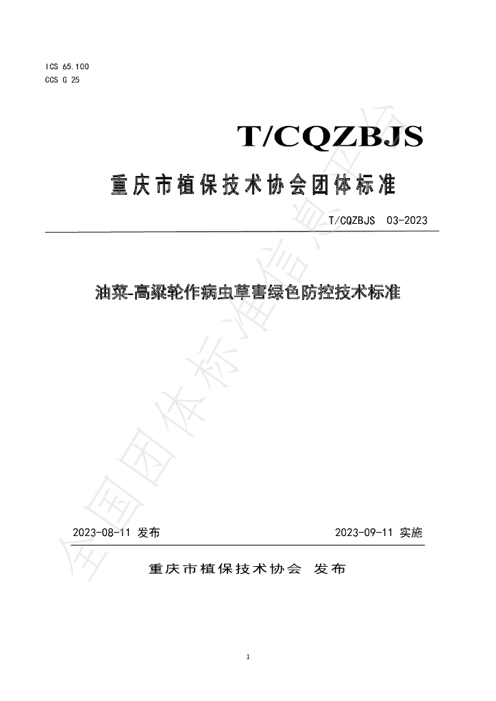 T/CQZBJS 03-2023 标准预览