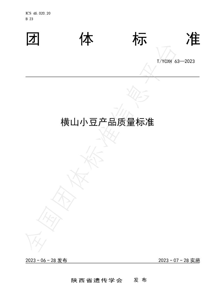T/YCXH 63-2023 标准预览