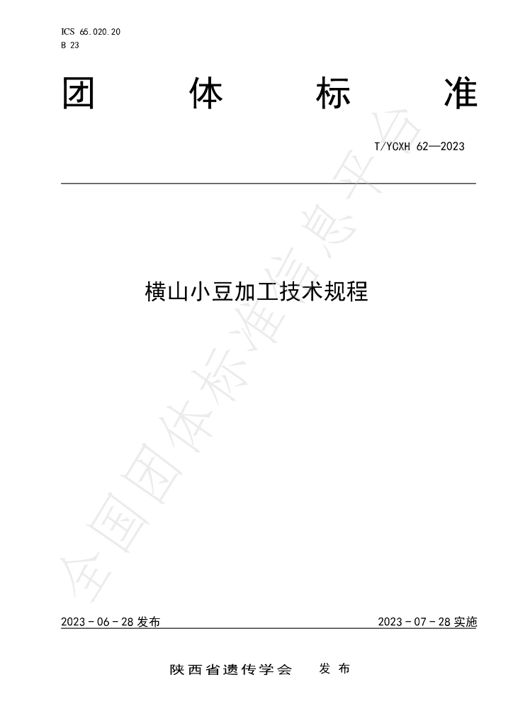 T/YCXH 62-2023 标准预览