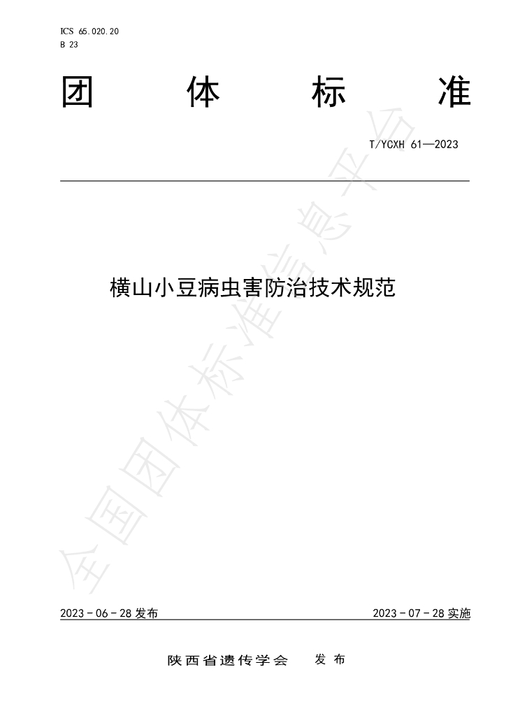 T/YCXH 61-2023 标准预览