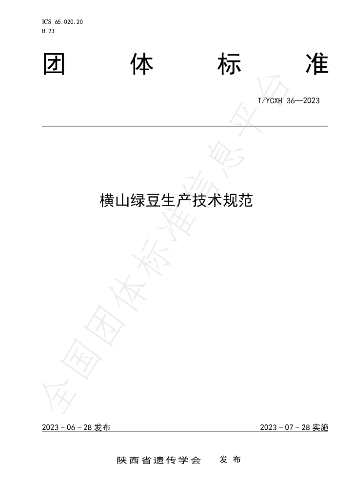 T/YCXH 36-2023 标准预览
