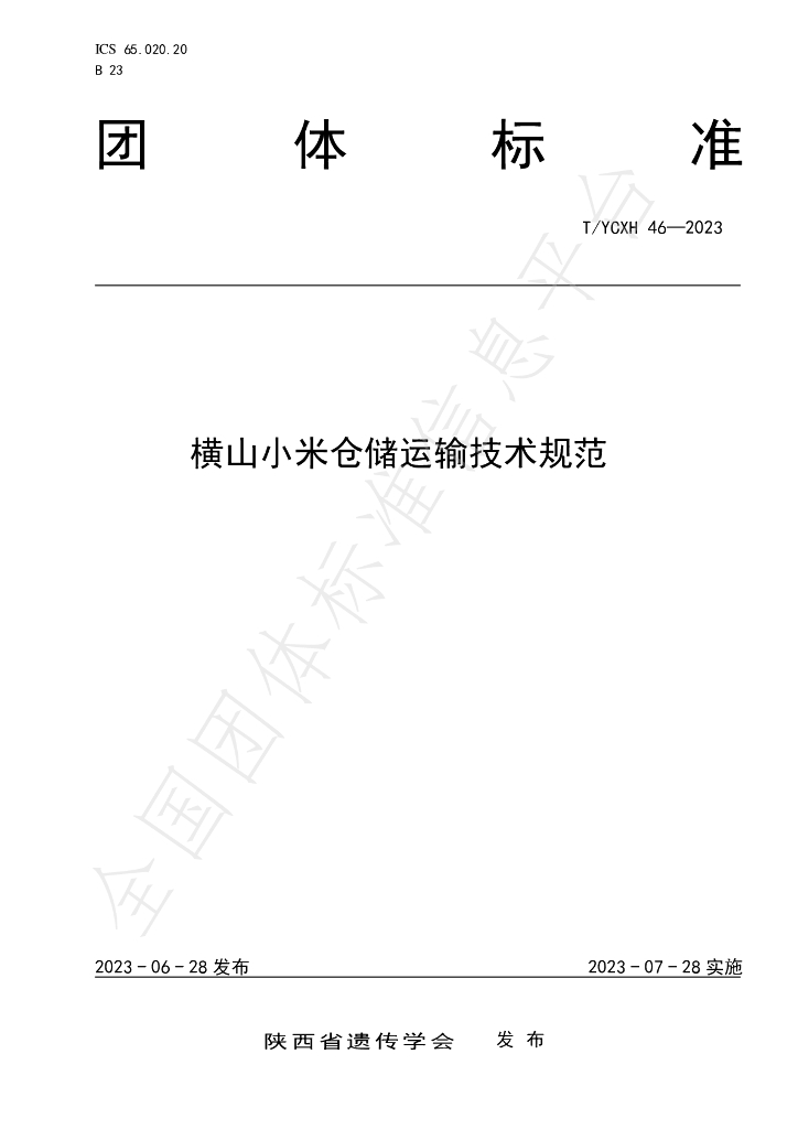 T/YCXH 46-2023 标准预览