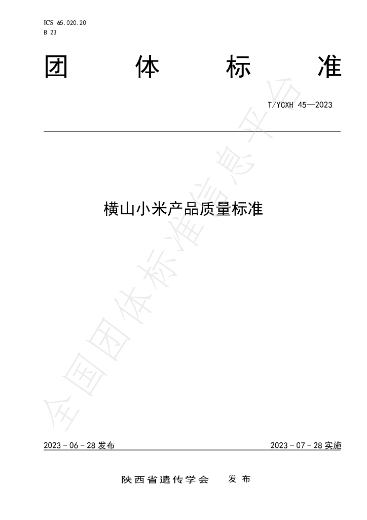 T/YCXH 45-2023 标准预览