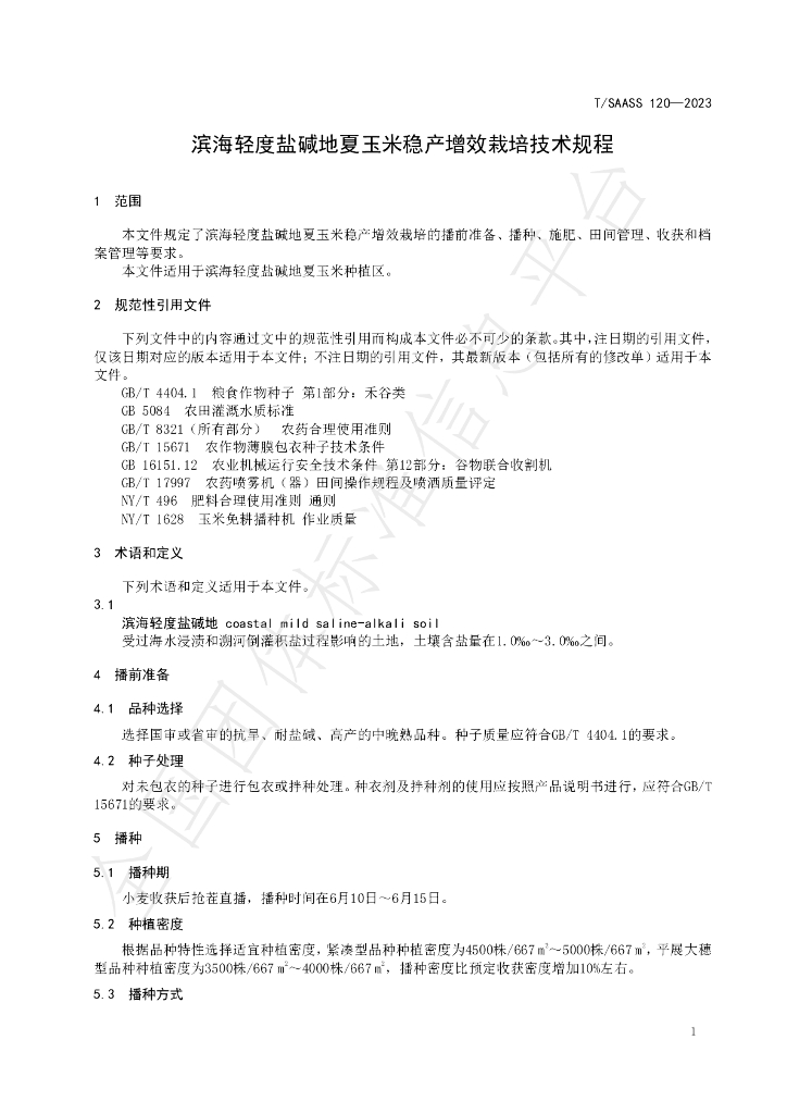T/SAASS 120-2023 标准预览