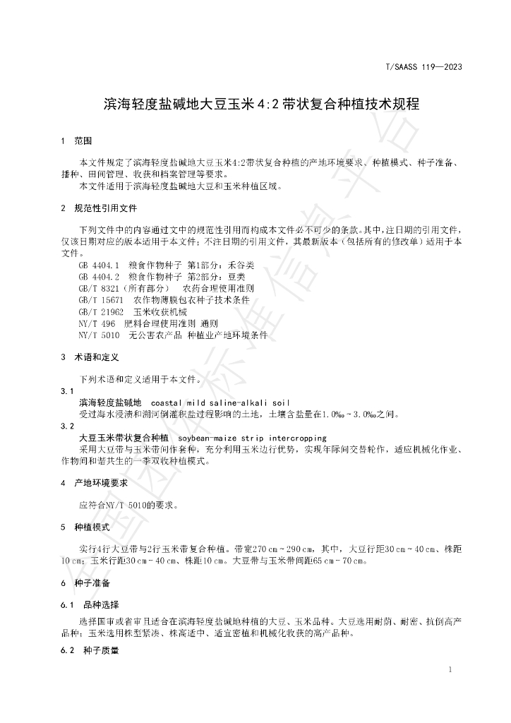 T/SAASS 119-2023 标准预览