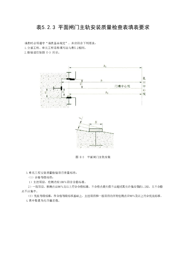 水利平面闸门埋件安装质量验收评定表18P_第8页