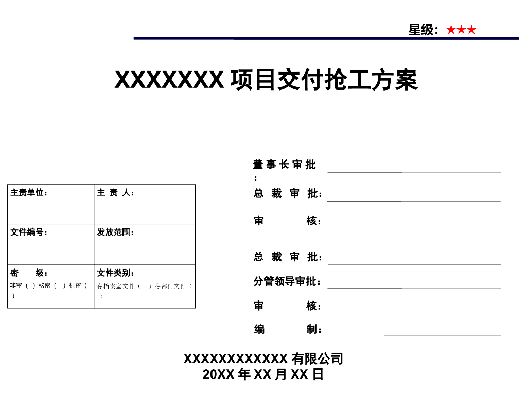 框剪结构办公楼项目交付抢工方案（PPT）