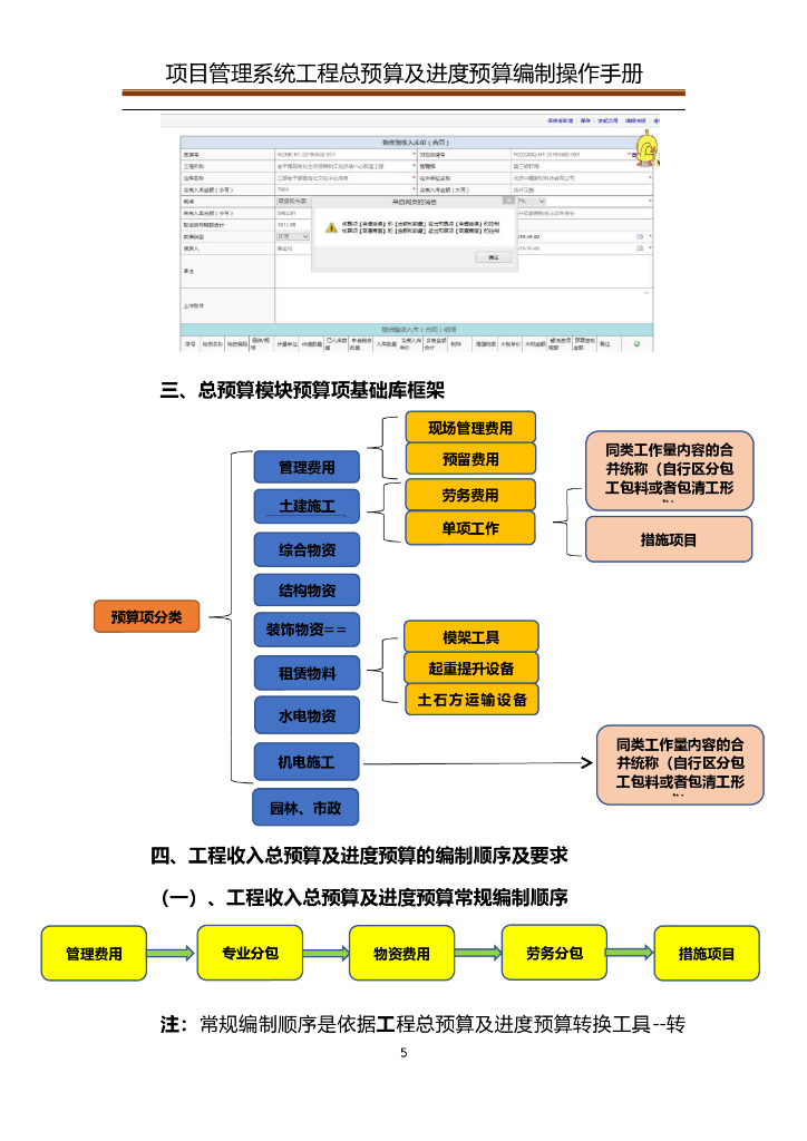 项目管理系统工程总预算及进度预算编制手册_第7页