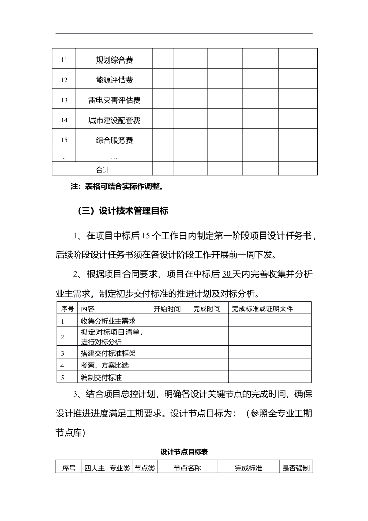 EPC项目前期目标管理责任书_第6页