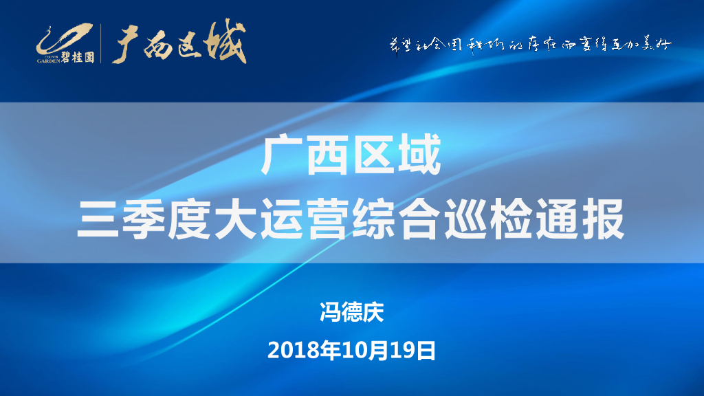 房企三季度大运营综合巡检通报_第1页