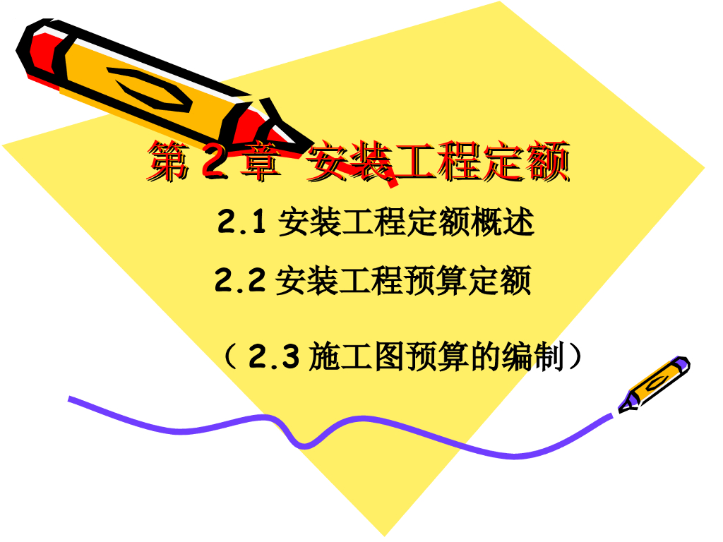 安装工程预算定额培训材料76页